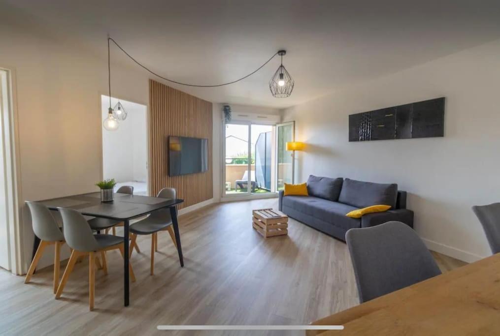 *T3*Toulouse Purpan+Parking+Piscine Apartment Luaran gambar