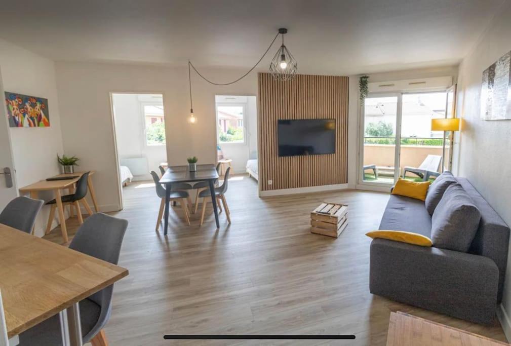 *T3*Toulouse Purpan+Parking+Piscine Apartment Luaran gambar